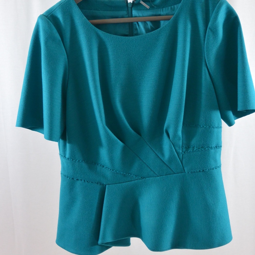Elie Tahari Peplum Blouse